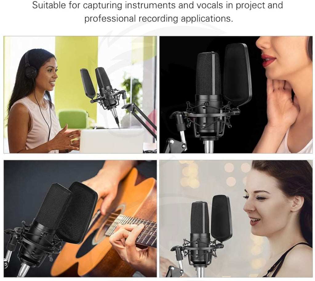 BOYA BY-M1000 Large Diaphragm Condenser Microphone BOYA BY-M1000 Large Diaphragm Condenser Microphone
